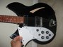 Rickenbacker 330/6 Mod, Jetglo: Close up - Free2