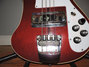 Rickenbacker 4001/4 , Burgundy: Close up - Free2