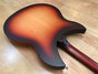 Rickenbacker 330/6 One Off, Matte Tobacco: Neck - Rear