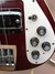 Rickenbacker 4001/4 , Burgundy: Close up - Free2