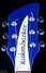 Sep 2005 Rickenbacker 620/6 , Midnightblue: Headstock
