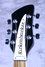 Rickenbacker 360/6 , Jetglo: Headstock