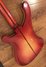 Mar 1975 Rickenbacker 4001/4 Mod, Fireglo: Body - Rear