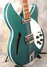 Rickenbacker 360/6 V64, Turquoise: Close up - Free2