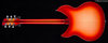 Rickenbacker 330/6 , Fireglo: Full Instrument - Rear