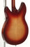 Sep 1987 Rickenbacker 1998/6 PT, Fireglo: Body - Rear