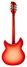 Rickenbacker 360/12 C63, Fireglo: Full Instrument - Rear
