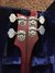 Rickenbacker 4001/4 , Burgundy: Headstock - Rear