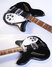 Rickenbacker 365/6 Mod, Black: Neck - Front