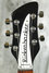 Rickenbacker 330/6 , Jetglo: Headstock