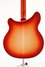 Aug 2017 Rickenbacker 360/6 , Fireglo: Body - Rear