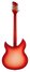 Rickenbacker 330/6 , Fireglo: Full Instrument - Rear
