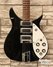 Rickenbacker 350/6 Liverpool, Jetglo: Body - Front