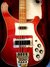 Rickenbacker 4001/4 , Burgundy: Body - Front