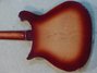 Jul 1991 Rickenbacker 660/12 TP, Fireglo: Body - Rear