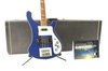 Rickenbacker 4001/4 Mod, Azureglo: Close up - Free2