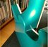 Dec 2001 Rickenbacker 620/6 , Turquoise: Body - Rear