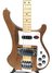 Rickenbacker 4003/4 S, Natural Walnut: Body - Front