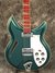 Rickenbacker 381/6 V69, Turquoise: Body - Front