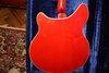 May 1968 Rickenbacker 360/12 Refin, Trans Red: Body - Rear