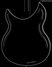 Sep 2017 Rickenbacker 381/6 V69, Jetglo: Body - Rear