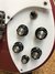 Rickenbacker 620/6 , Metallic Plumglo: Close up - Free2