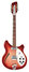 Rickenbacker 360/12 CW, Fireglo: Full Instrument - Front