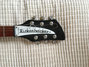 Rickenbacker 360/6 , Jetglo: Headstock