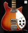 Rickenbacker 625/6 Mod, Fireglo: Body - Front