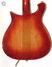 May 1963 Rickenbacker 625/6 Mod, Fireglo: Body - Rear