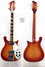 Rickenbacker 625/6 Mod, Fireglo: Full Instrument - Front
