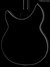 Sep 2017 Rickenbacker 1993/12 Plus, Jetglo: Body - Rear