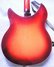Mar 1991 Rickenbacker 360/6 , Fireglo: Body - Rear