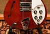 Rickenbacker 320/6 f hole, Ruby: Free image