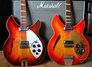 Aug 1961 Rickenbacker 365/6 O.S., Fireglo: Close up - Free2