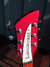 Rickenbacker 610/6 PW Refin, Ruby: Headstock