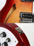 Rickenbacker 330/6 , Fireglo: Close up - Free
