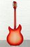 Rickenbacker 360/12 C63, Fireglo: Full Instrument - Rear