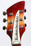 Rickenbacker 620/6 VP, Fireglo: Headstock