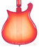 Aug 2016 Rickenbacker 620/12 , Fireglo: Body - Rear