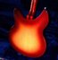 Oct 1987 Rickenbacker 1998/6 PT, Fireglo: Body - Rear
