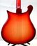Apr 2012 Rickenbacker 620/6 , Fireglo: Body - Rear