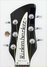 Rickenbacker 330/6 , Jetglo: Headstock