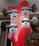 Rickenbacker 4003/4 Mod, Fireglo: Headstock - Rear
