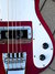 Rickenbacker 4000/4 , Burgundy: Close up - Free2