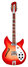 Rickenbacker 360/12 C63, Fireglo: Full Instrument - Front