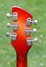 Aug 1964 Rickenbacker 310/6 f hole, Fireglo: Headstock - Rear