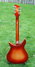 Aug 1964 Rickenbacker 310/6 f hole, Fireglo: Full Instrument - Rear