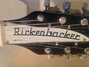 Rickenbacker 360/12 Refin, Black: Headstock