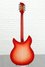 Rickenbacker 360/12 C63, Fireglo: Full Instrument - Rear